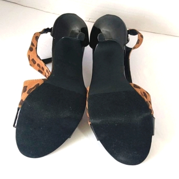 SECRET CELEBRITY BLACK LEOPARD HEELS SIZE 7.5 - Picture 7 of 12